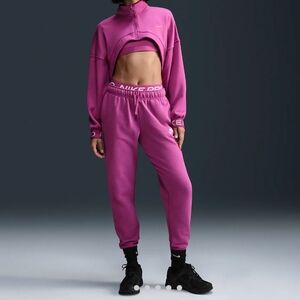 Nike  One Women's Dri-fit Fit Fuchsia Joggers